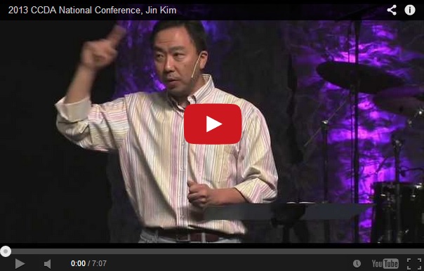Pastor Jin S. Kim at the 2013 CCDA Conference Plenary